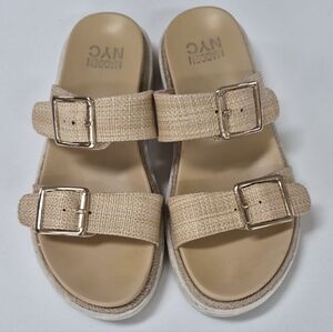 Steve Madden Women's Tan Buckle Sandals